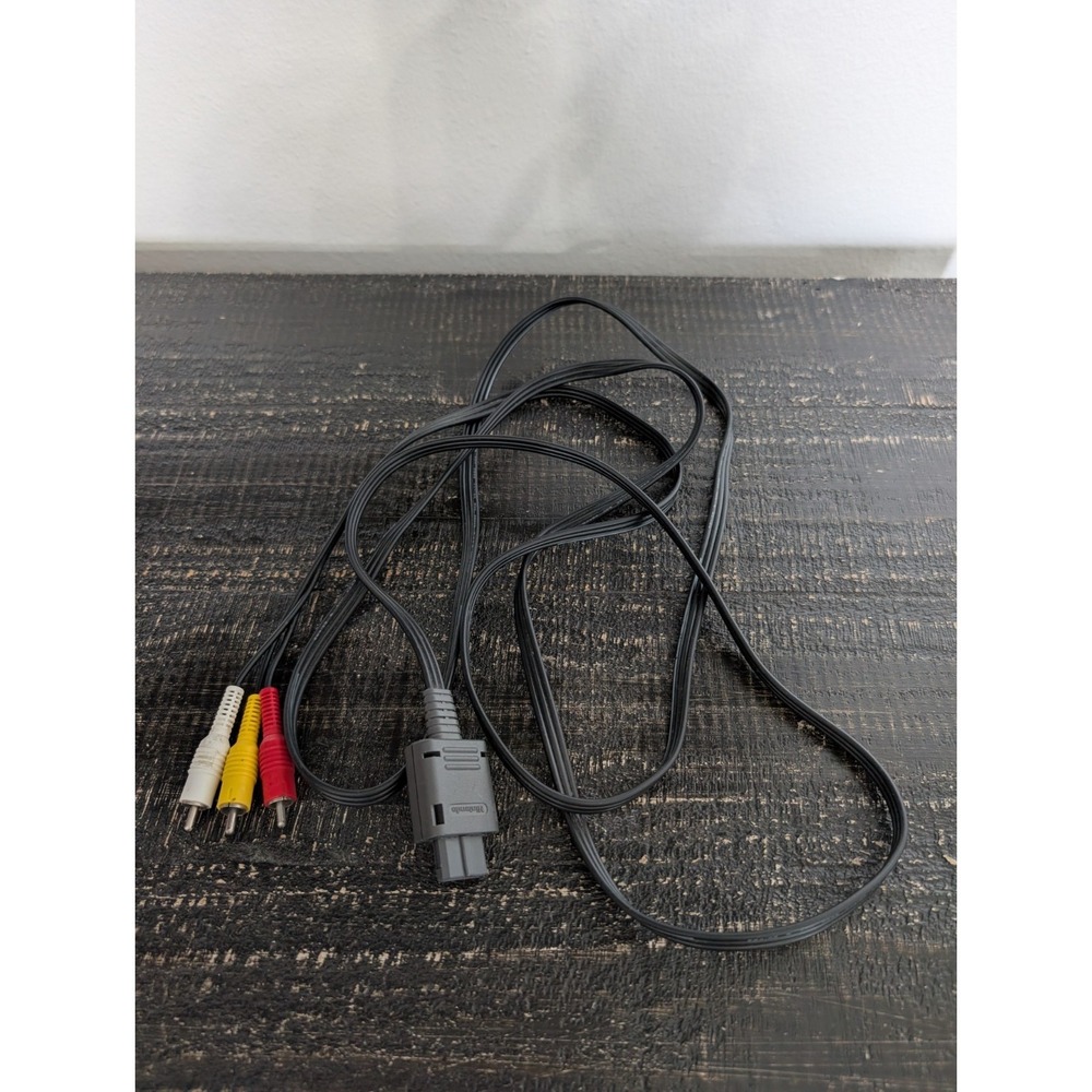 Nintendo OEM Audio/Visual Cord TV Cable N64/Super Nintendo SNES/Gamecube #727